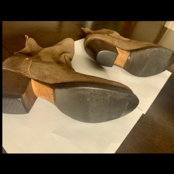 EUC Women’s RAG & BONE Slouchy Boots in Distressed Brown Suede, Size 36 (US 6) - Picture 6 of 7